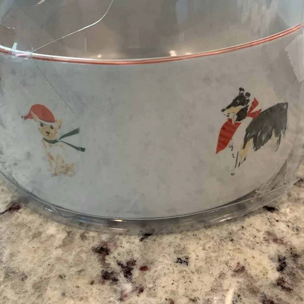 Ceramic dog bowl 6 inch diameter